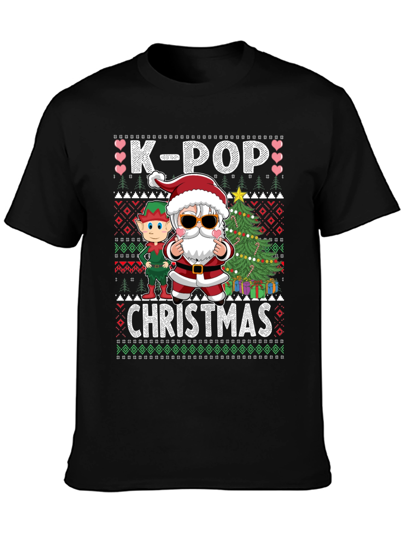 K-Pop Christmas Graphic Tee