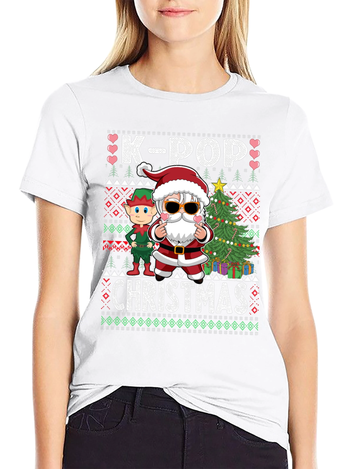 K-Pop Christmas Graphic Tee