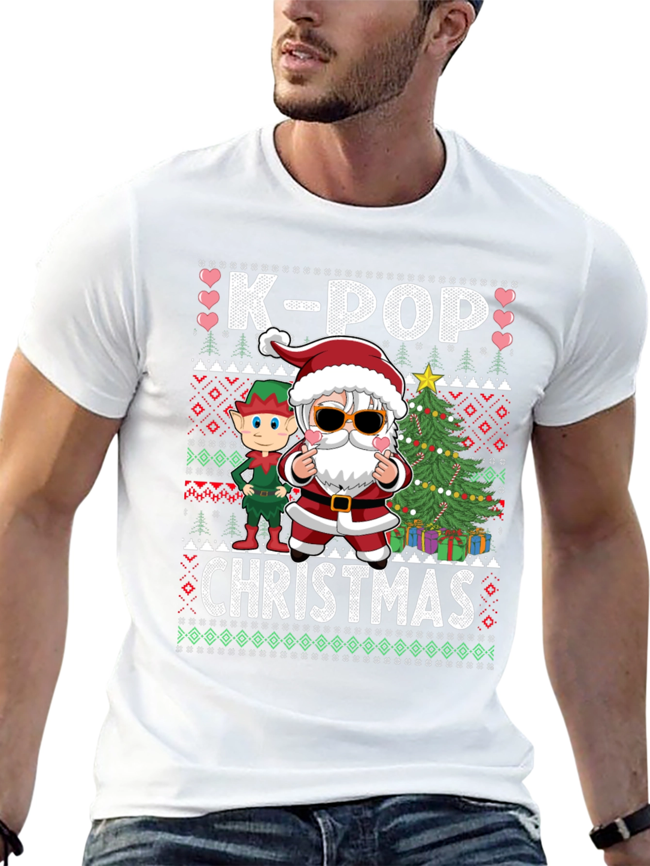 K-Pop Christmas Graphic Tee