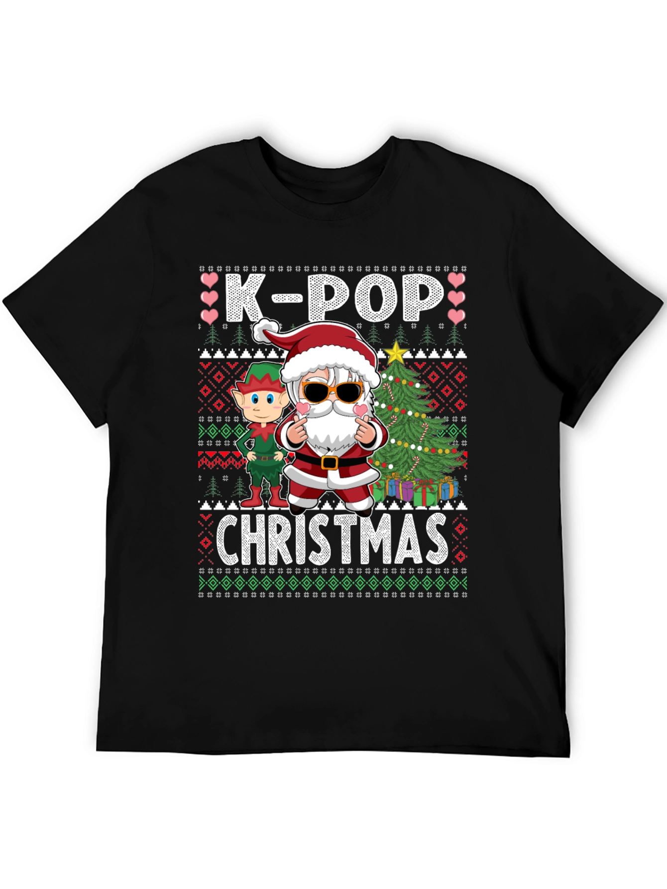 K-Pop Christmas Graphic Tee