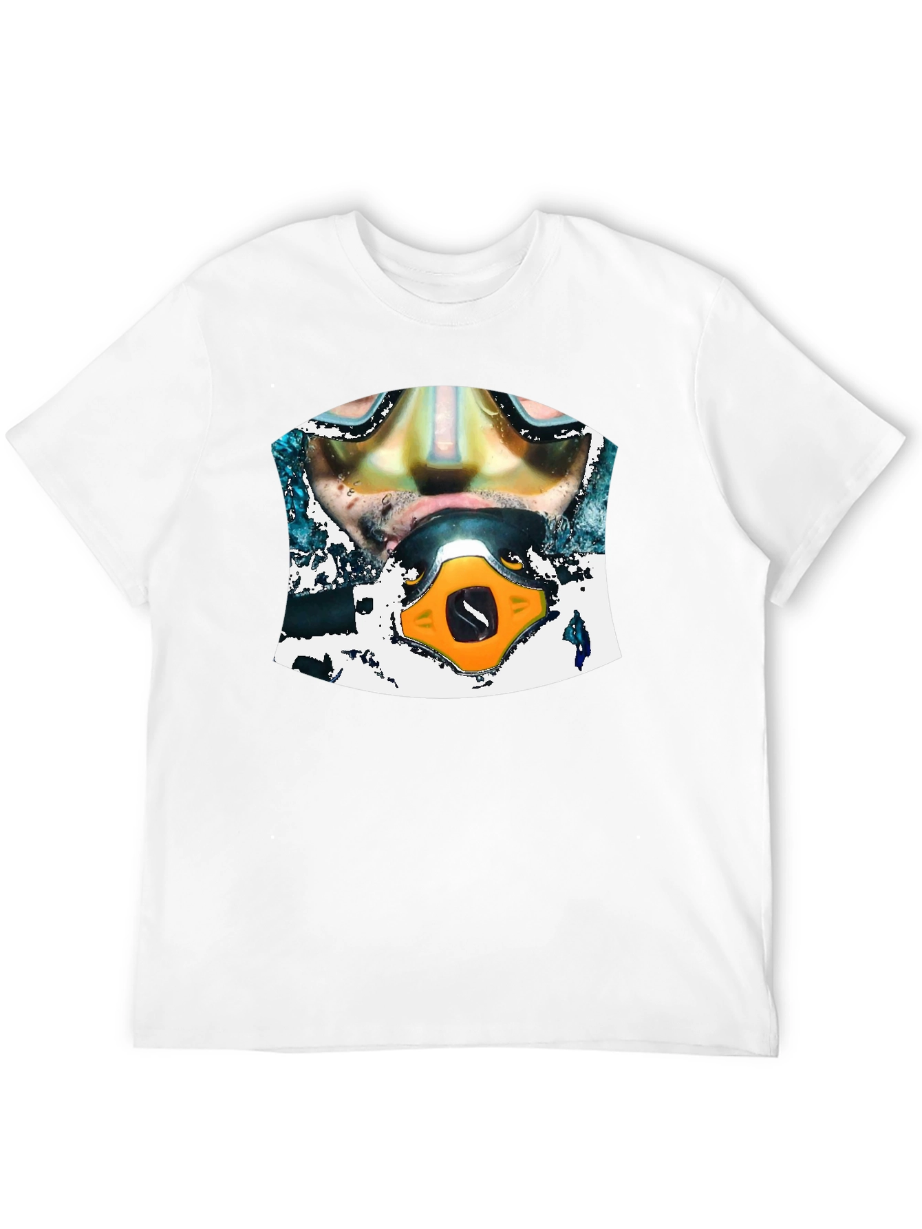 Diver Graphic Black T-Shirt