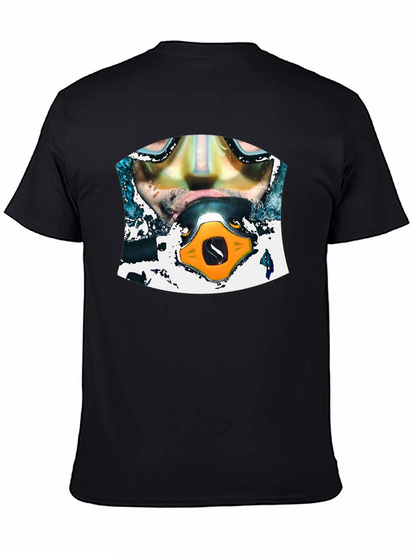 Diver Graphic Black T-Shirt