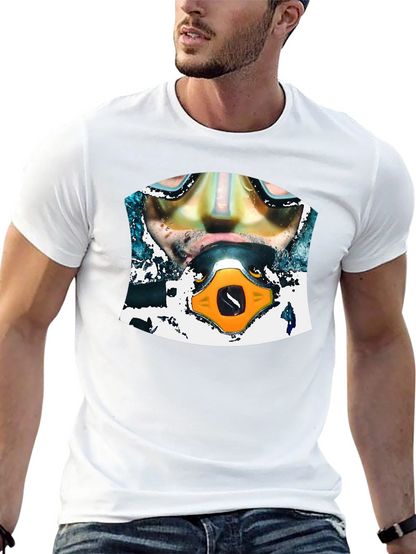 Diver Graphic Black T-Shirt