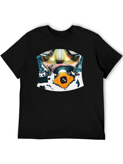 Diver Graphic Black T-Shirt