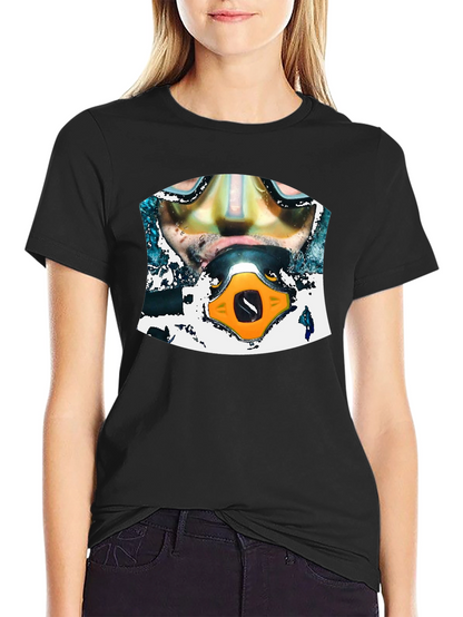 Diver Graphic Black T-Shirt