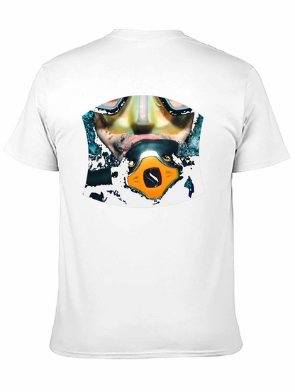 Diver Graphic Black T-Shirt