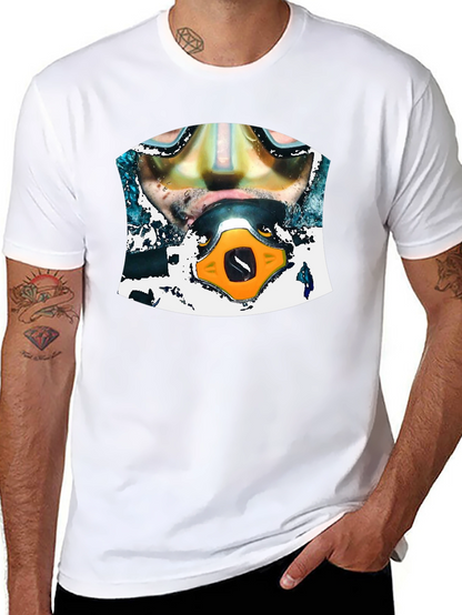 Diver Graphic Black T-Shirt