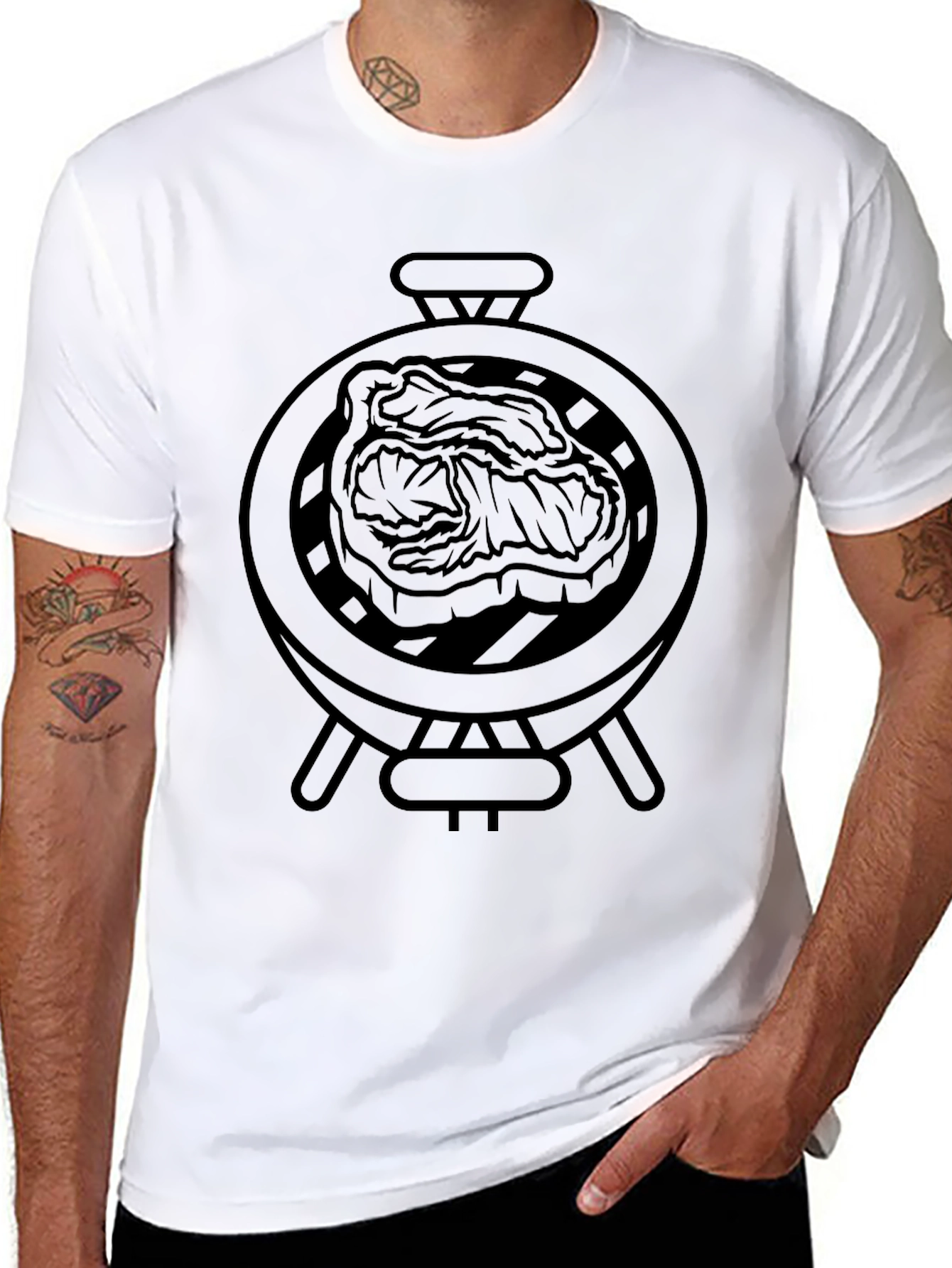 Grill Master Black T-Shirt - BBQ Time!