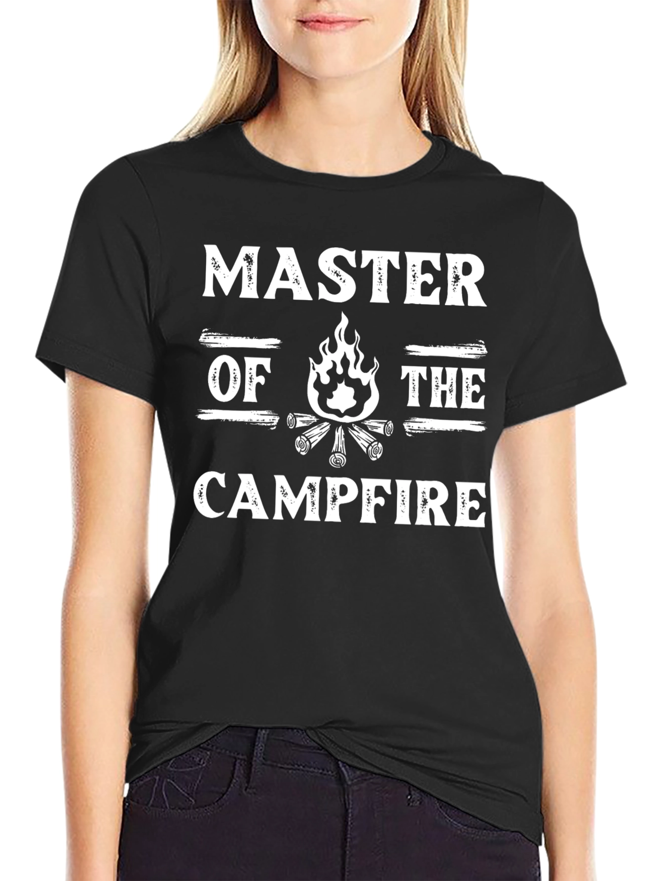 Master of The Campfire Graphic Tee - Black T-Shirt