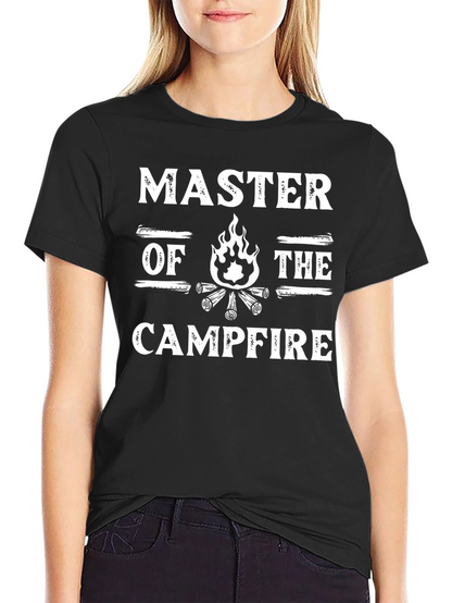 Master of The Campfire Graphic Tee - Black T-Shirt