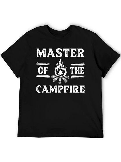 Master of The Campfire Graphic Tee - Black T-Shirt