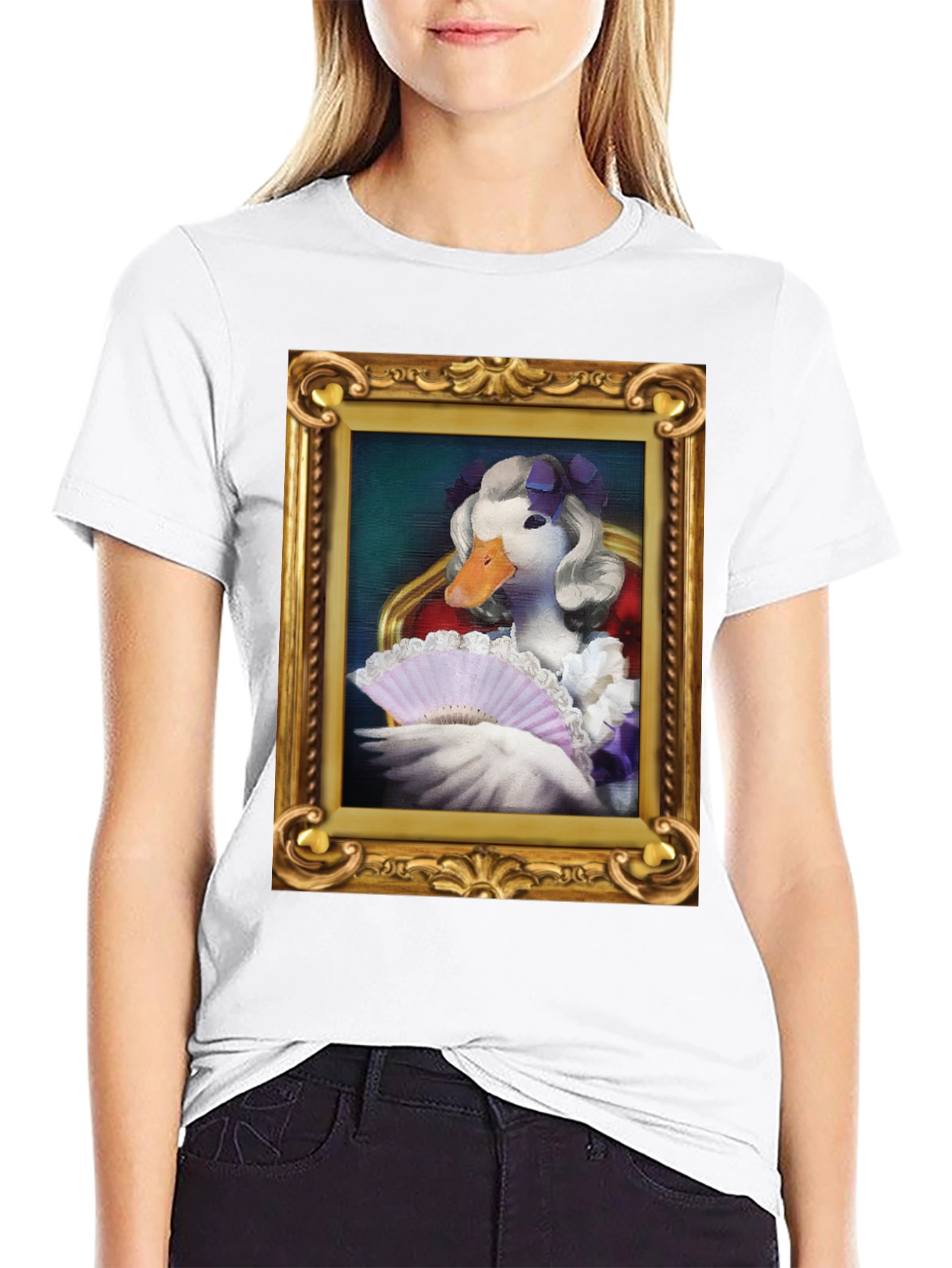 Funny Duck Portrait T-Shirt