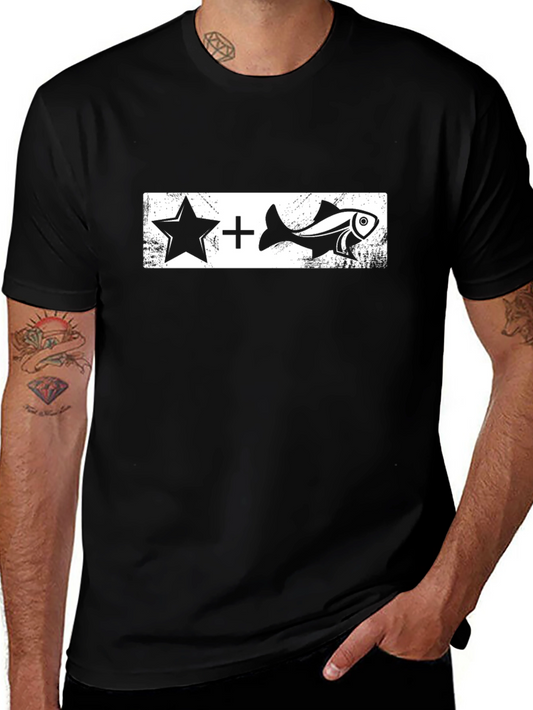 Starfish T-Shirt - Mens Black Graphic Tee