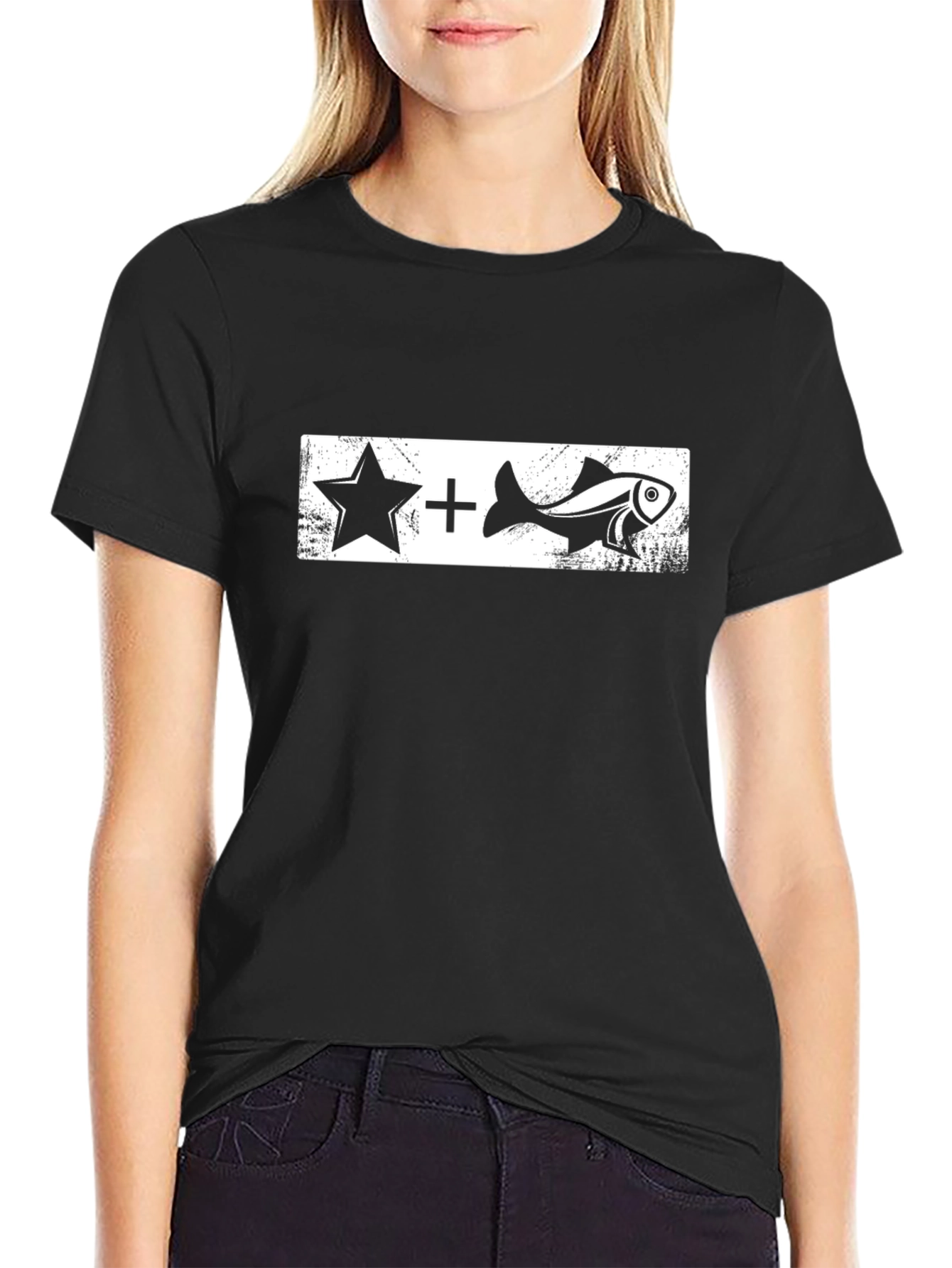 Starfish T-Shirt - Mens Black Graphic Tee