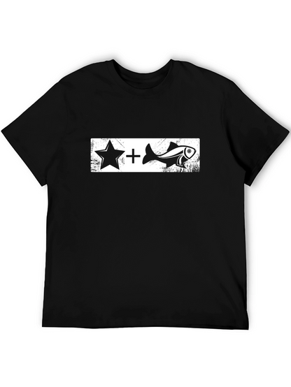 Starfish T-Shirt - Mens Black Graphic Tee