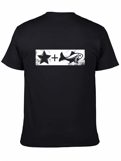 Starfish T-Shirt - Mens Black Graphic Tee