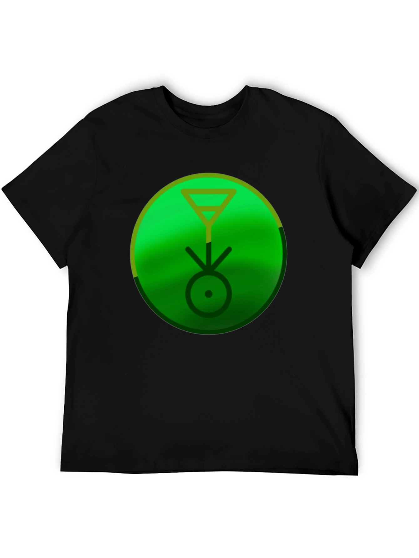Symbolic Green Graphic Tee - Stylish & Unique