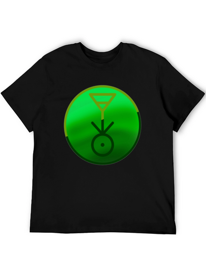 Symbolic Green Graphic Tee - Stylish & Unique