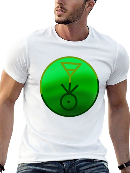 Symbolic Green Graphic Tee - Stylish & Unique