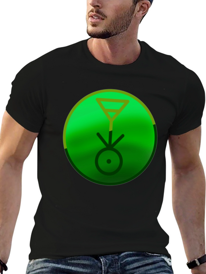 Symbolic Green Graphic Tee - Stylish & Unique
