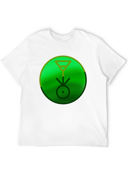 Symbolic Green Graphic Tee - Stylish & Unique