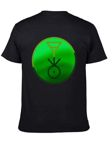 Symbolic Green Graphic Tee - Stylish & Unique