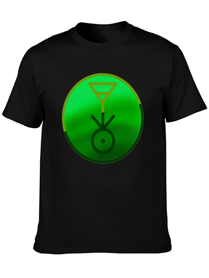 Symbolic Green Graphic Tee - Stylish & Unique