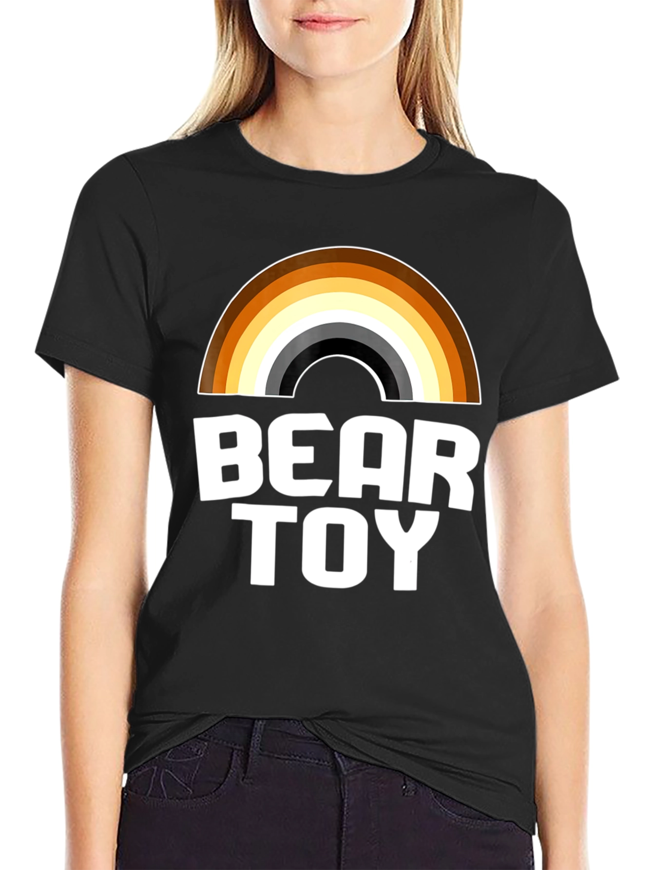 Bear Toy Rainbow T-Shirt - Graphic Tee