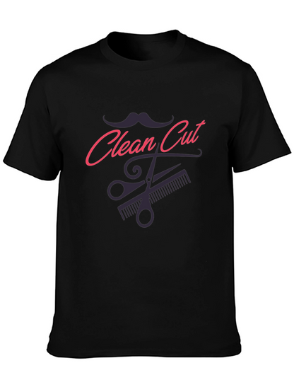 Clean Cut Barber T-Shirt - Stylish Salon Tee