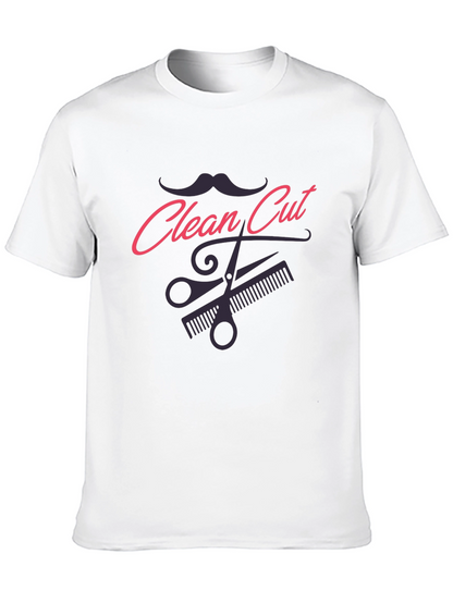 Clean Cut Barber T-Shirt - Stylish Salon Tee