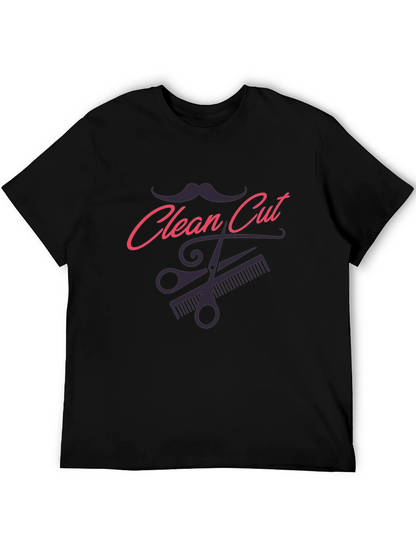 Clean Cut Barber T-Shirt - Stylish Salon Tee