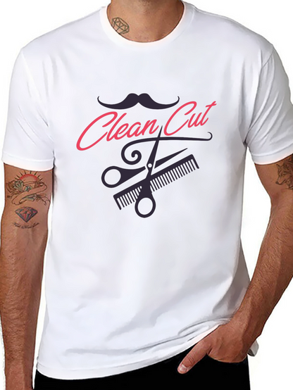Clean Cut Barber T-Shirt - Stylish Salon Tee