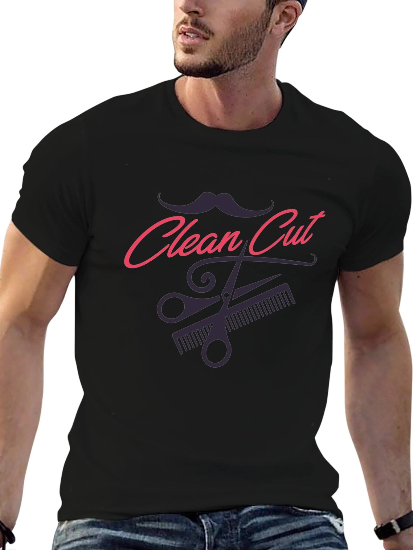 Clean Cut Barber T-Shirt - Stylish Salon Tee