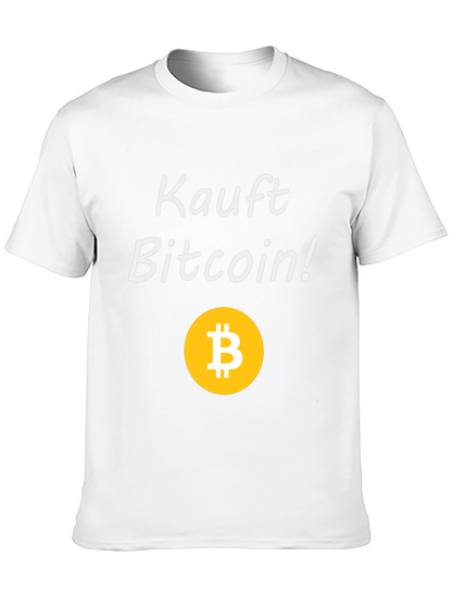 Kauft Bitcoin! Black Graphic Tee