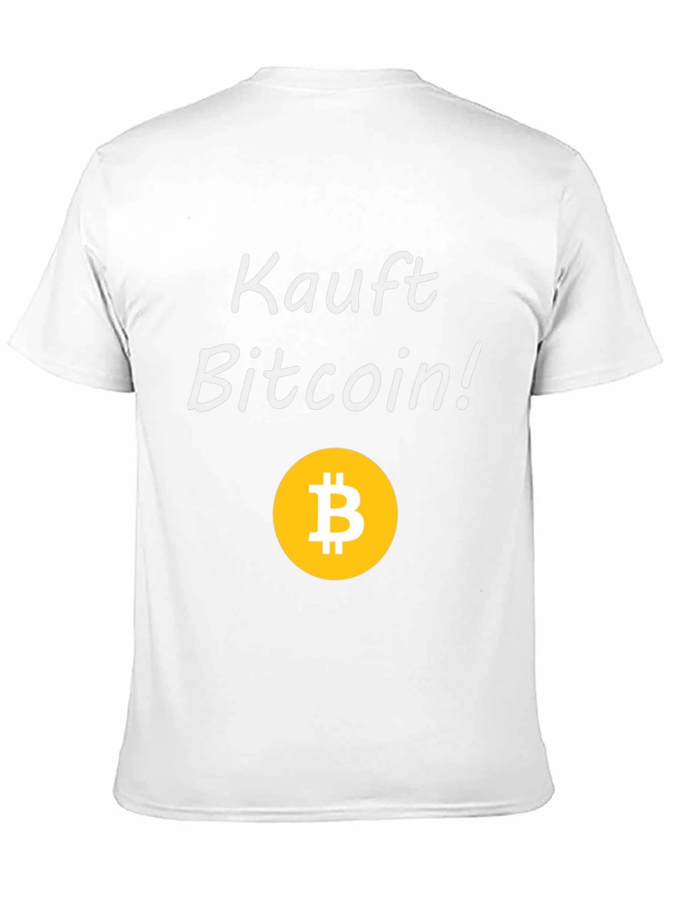 Kauft Bitcoin! Black Graphic Tee