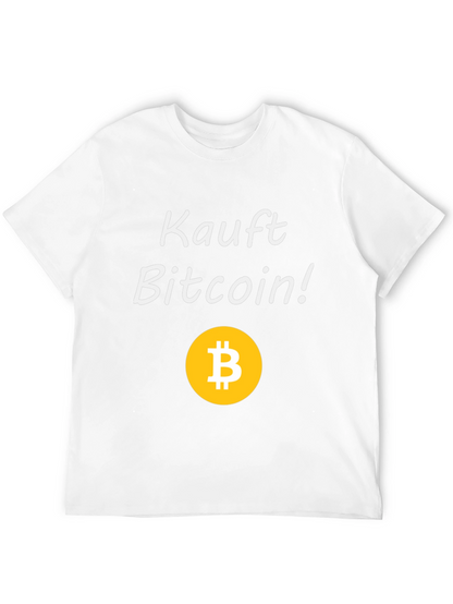 Kauft Bitcoin! Black Graphic Tee