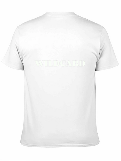 Wildcard Graphic Tee - Black Cotton Casual Wear