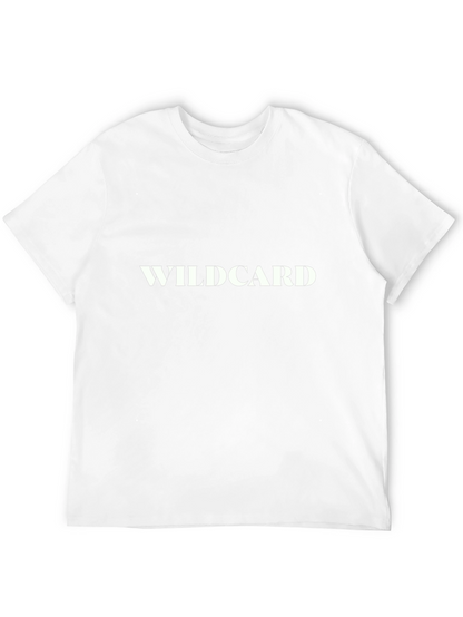Wildcard Graphic Tee - Black Cotton Casual Wear