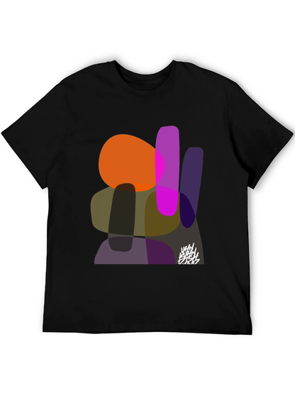 Abstract Shapes Graphic Print Tee