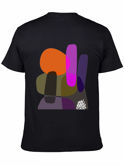 Abstract Shapes Graphic Print Tee