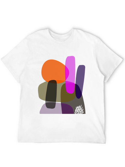 Abstract Shapes Graphic Print Tee