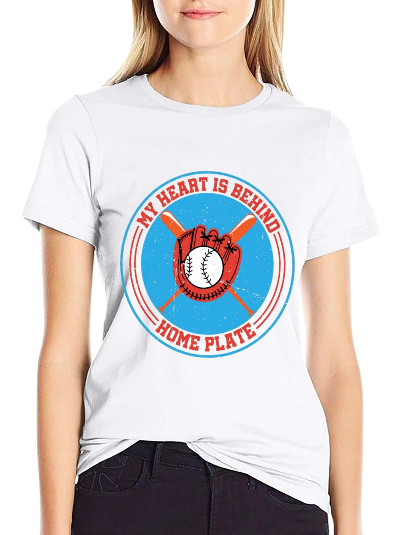 Baseball Heart T-Shirt - Home Plate