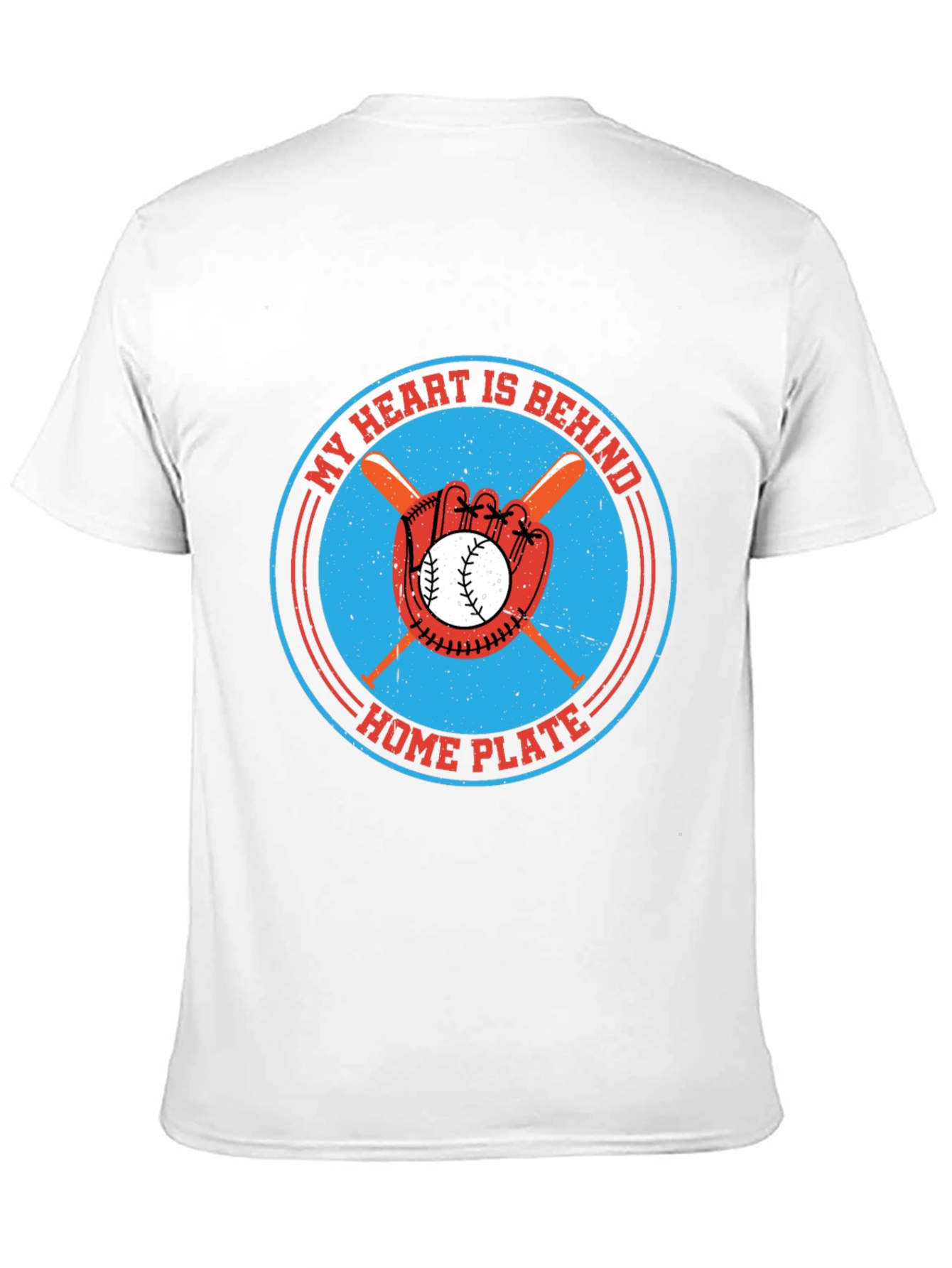 Baseball Heart T-Shirt - Home Plate