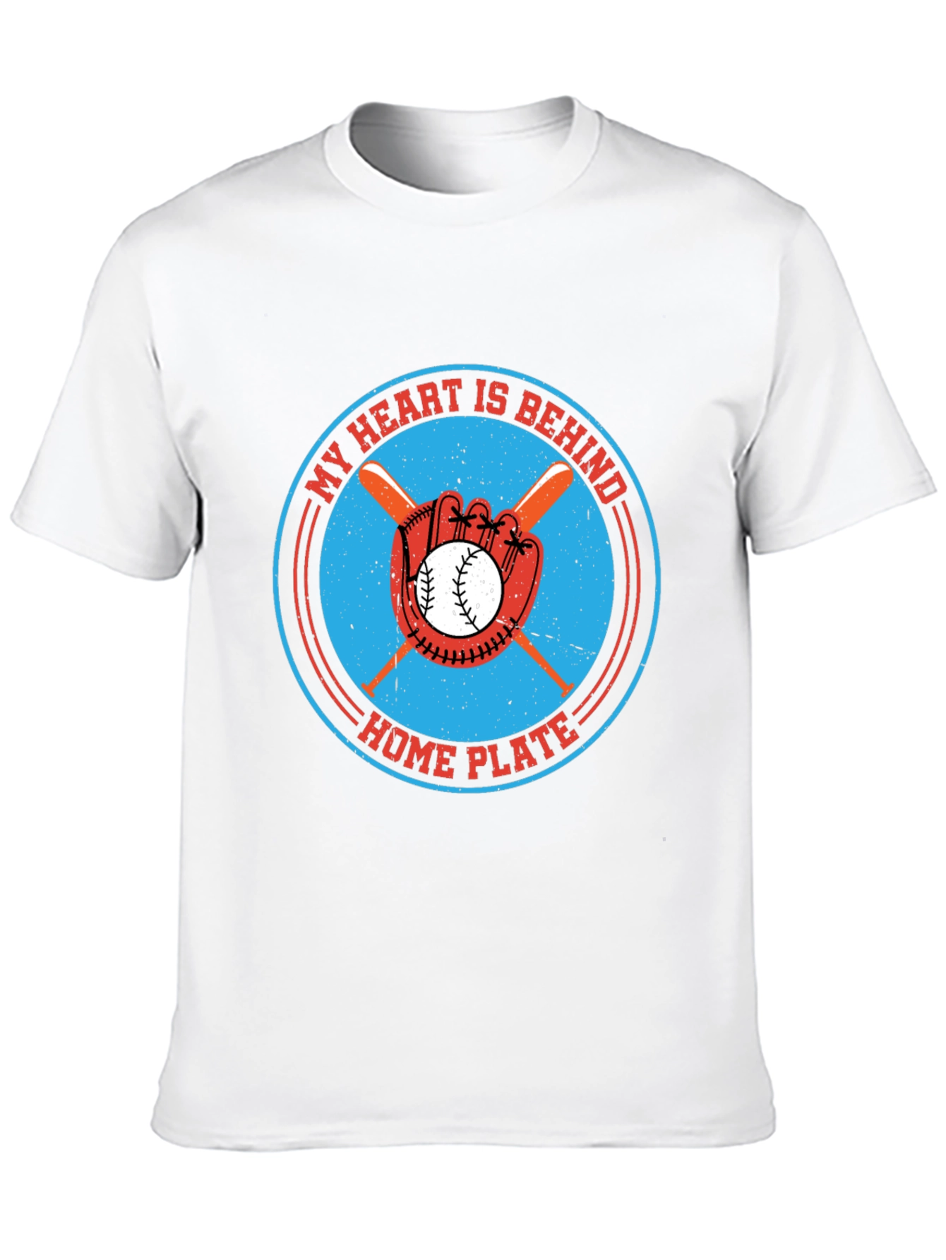 Baseball Heart T-Shirt - Home Plate