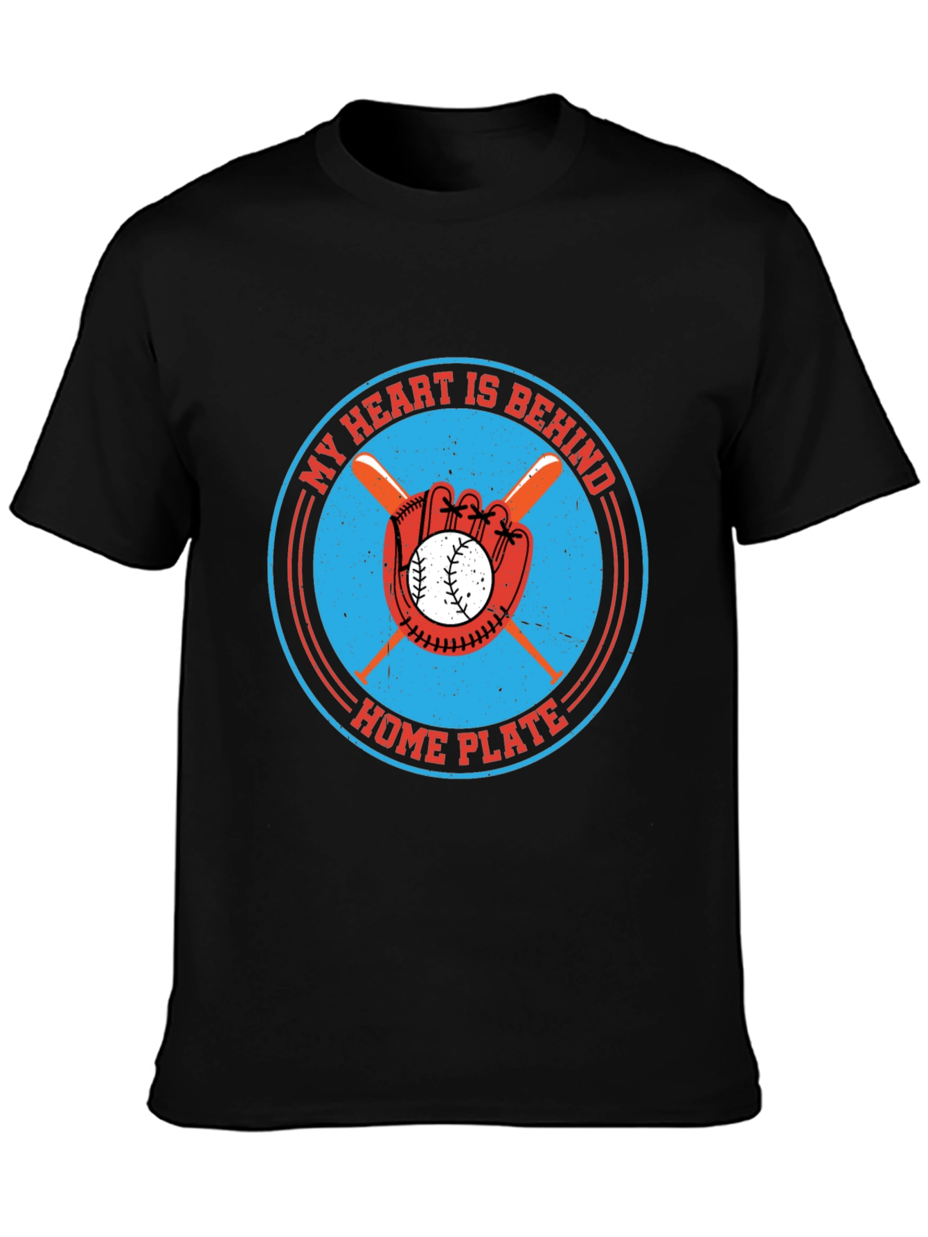 Baseball Heart T-Shirt - Home Plate