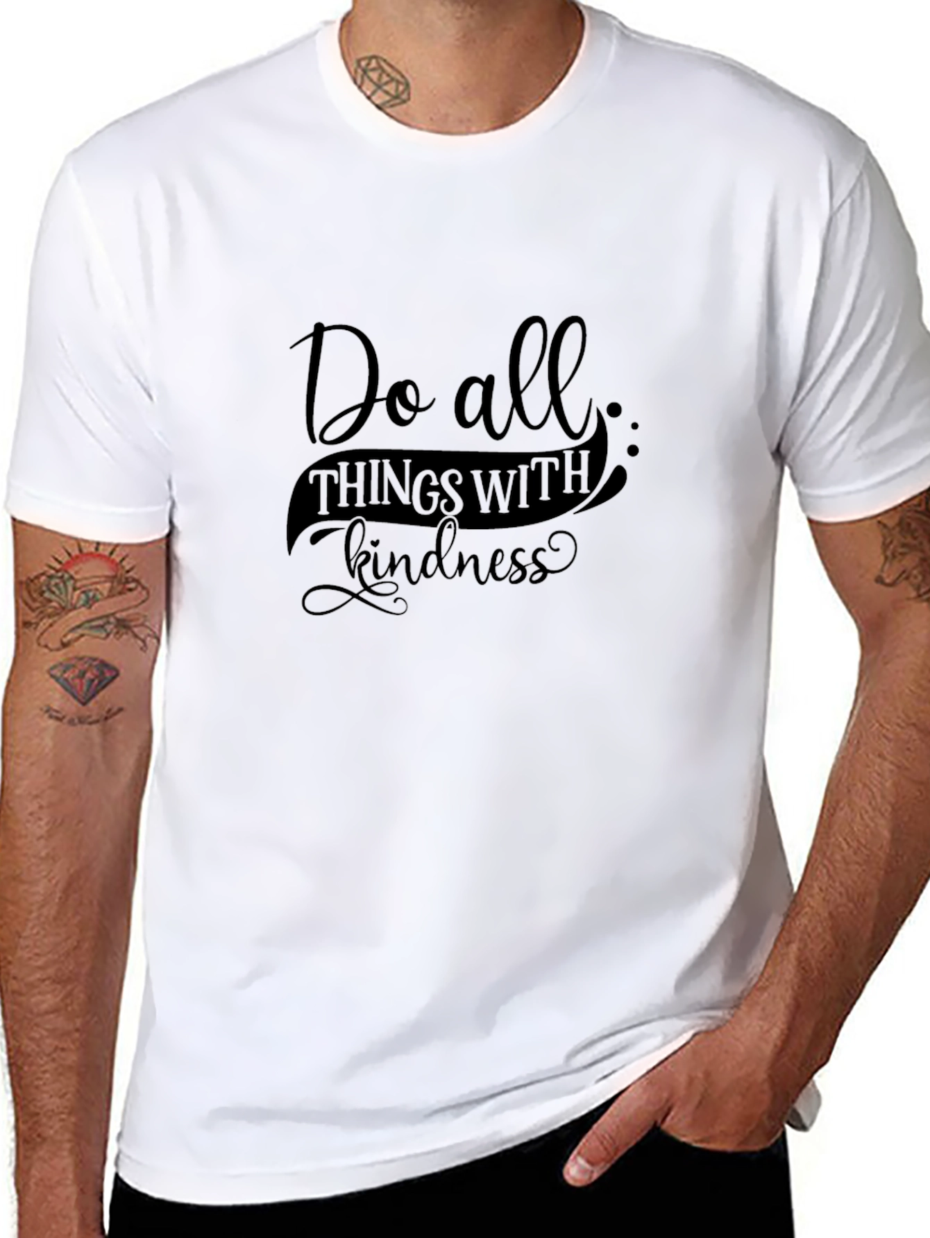 Kindness Graphic Tee - Soft Style Cotton Blend