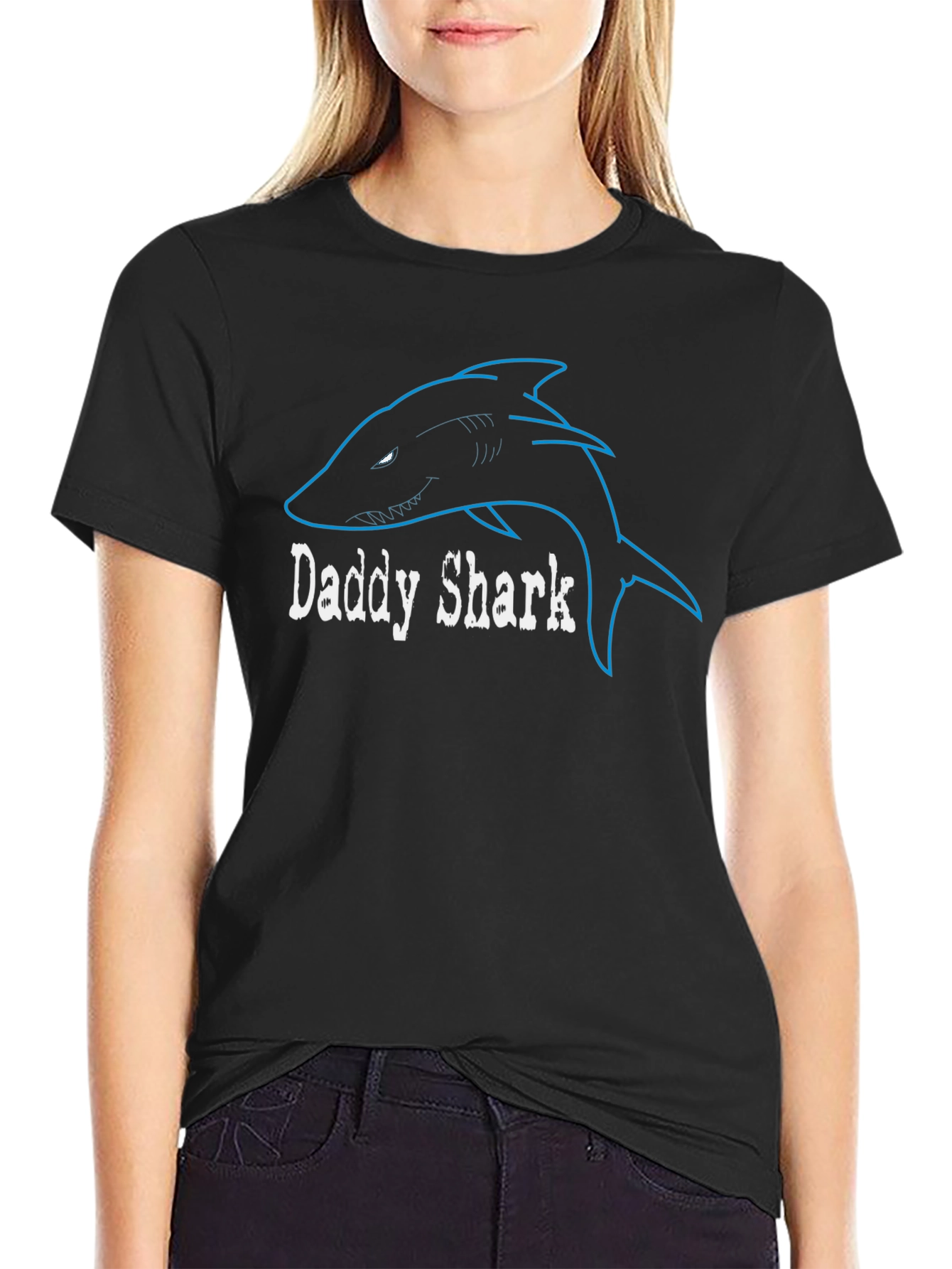 Daddy Shark Graphic T-Shirt