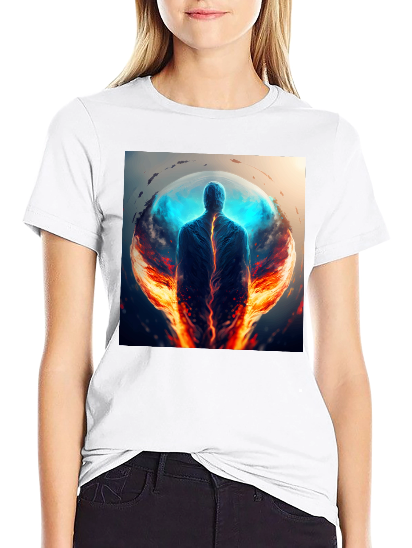 Ethereal Fire & Ice Graphic Tee