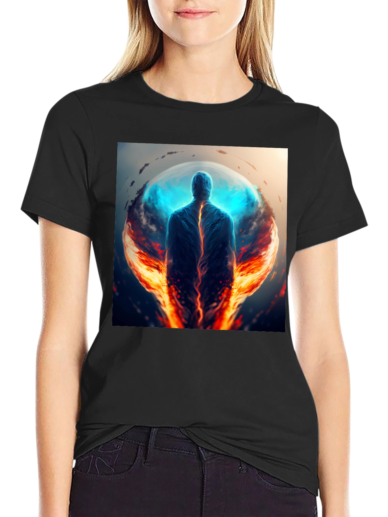 Ethereal Fire & Ice Graphic Tee