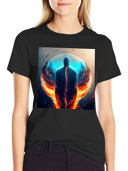Ethereal Fire & Ice Graphic Tee